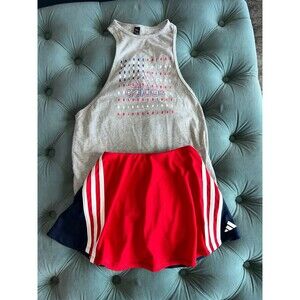 Girls skort Skirt Tank Top Adidas Bundle